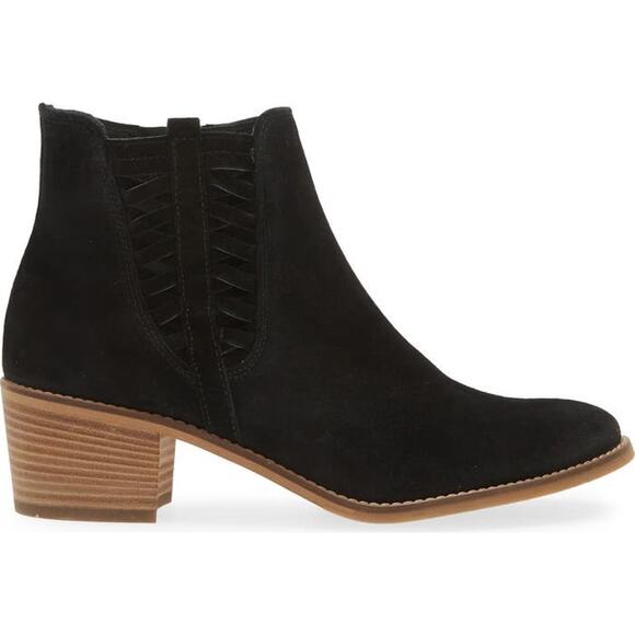 Paul Green Vienna Chelsea Boot (Women) black soft suede UK 6.5 ( US 9) - Picture 2 of 13